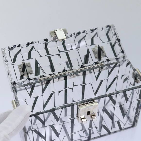 VALENTINO Hand Bag Plastic 2way Clear Auth 78373A - Picture 10 of 16